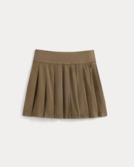 Utility Pleated Mini Skirt | Olive
