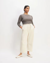 The ReTrack Barrel Sweatpant | Bone