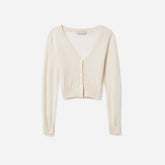 The Featherweight Alpaca Cardigan | Heathered Bone