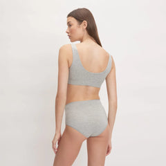 The Cotton High-Rise Hipster | Heathered Grey