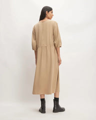 The TENCEL™ Puff-Sleeve Dress | Cornstalk