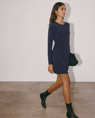 The Form Mini Dress | Navy