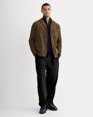Fine Wale Corduroy Chore Blazer | Cocoa