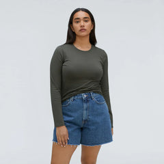 The Organic Cotton Long-Sleeve Crew | Kambaba