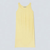 The Naia™ Ripple Tank Dress | Pastel Yellow