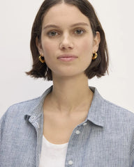 The Must-Have Shirt in Linen | White / Blue