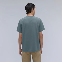 The Organic Cotton Pocket Tee | Greyish Blue