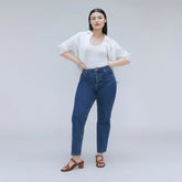 The '90s Cheeky Hourglass Jean | Deep Atlantic | 28.5" Inseam