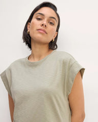 The Muscle Tee Midi Dress | Seagrass