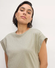 The Muscle Tee Midi Dress | Seagrass