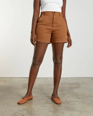 The Way-High® Twill Short | Adobe Brown