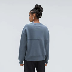 The Track Oversized Crew | Faded Blue