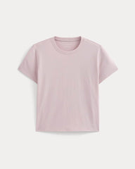 The Box-Cut Tee in Essential Cotton | Burnished Lilac | No Pocket