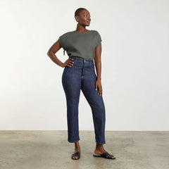The Drawstring Tunic | Pewter Green