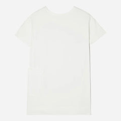 The Oversized Mariner Dress | White
