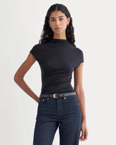 Twist Top in Butterluxe | Deep Navy