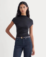 Twist Top in Butterluxe | Deep Navy