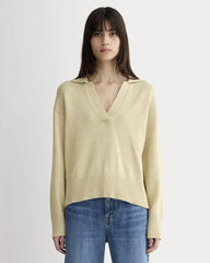 The Boxy Polo in Everyday Cotton | Mojave Desert / Natural