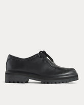 Leather Lug Chukka | Black