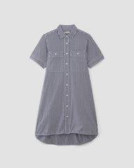 The Daytripper Dress | Dark Navy / White