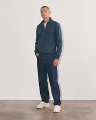 The Off-Duty Terry Quarter-Zip | Midnight Navy