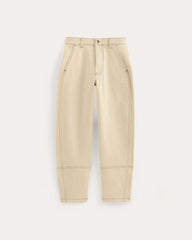 The Utility Barrel Jean | Ecru | Regular