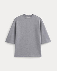 Lightweight Terry Oversized Tee | Vintage Heather Grey