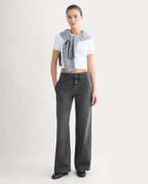 The Mid-Rise Trouser Jean | Black
