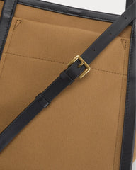 Canvas Mini Lug Tote | Golden Brown