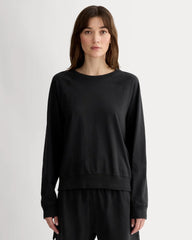 The Off-Duty Long-Sleeve Tee | Black