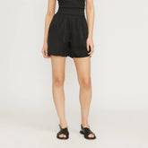 The Satin Pull-On Short | Black