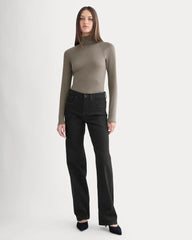 Tie-Neck Top in Butterluxe | Taupe