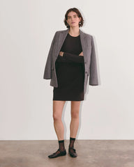 The Form Mini Dress | Black