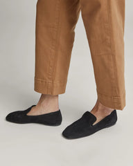 The Day Loafer | Black Suede