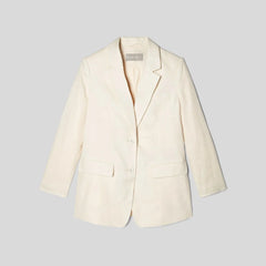The Oversized Blazer in Linen | Canvas