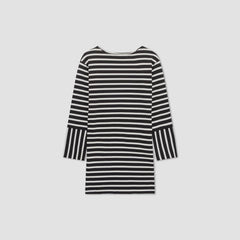 The Mariner Dress | Black / Canvas Tan