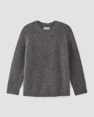 The SuperFuzz Alpaca Crew | Dark Charcoal