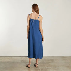 The Japanese GoWeave® Slip Dress | Deep Blue