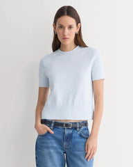 Short-Sleeve Crew in Everyday Cotton | Skywriting