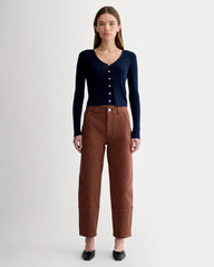 The Utility Barrel Pant | Rosewood | Regular