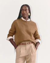 The Boxy Sweater in Everyday Cotton | Toasted Coconut