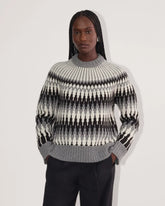 The Fair Isle Crew | Grey / Black Fair Isle