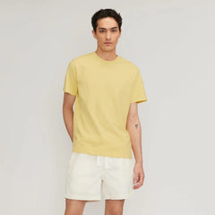 The Premium-Weight Relaxed Crew | Uniform | Pale Yellow