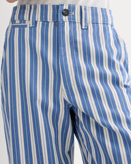 The Wide-Leg Chino | Dutch Blue / Natural