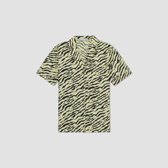 The Poplin Shirt | Pale Yellow Tiger Stripe