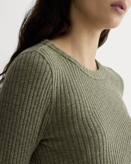 The Cozy Rib Long-Sleeve Tee | Kalamata
