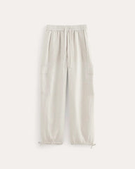 The Cargo Curve Pant in Linen | Natural Chambray