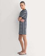 Weekend Tee Mini Dress | True Navy / Canvas Tan