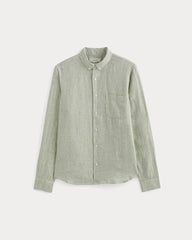 The Classic Shirt in Linen | Elm Gingham