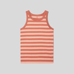 The Tank in Essential Cotton | Redwood Stripe